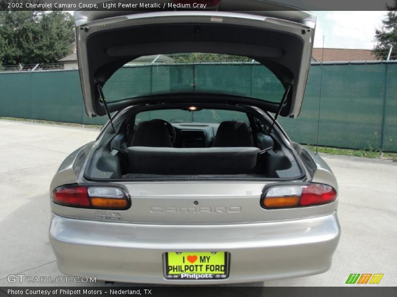 Light Pewter Metallic / Medium Gray 2002 Chevrolet Camaro Coupe