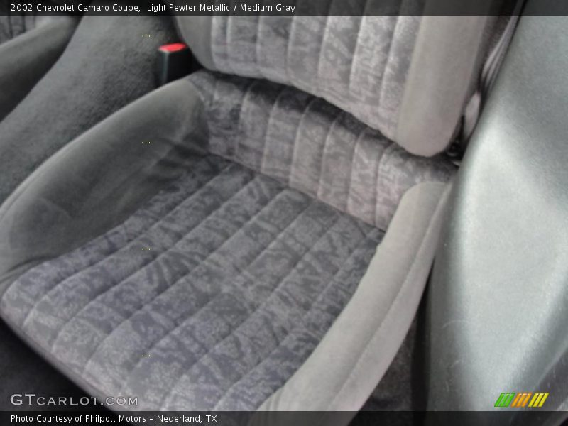 Light Pewter Metallic / Medium Gray 2002 Chevrolet Camaro Coupe