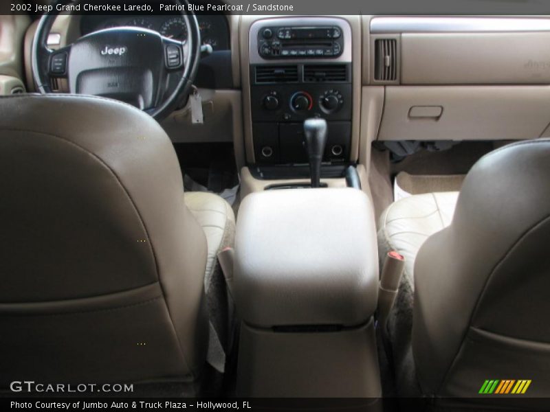 Patriot Blue Pearlcoat / Sandstone 2002 Jeep Grand Cherokee Laredo