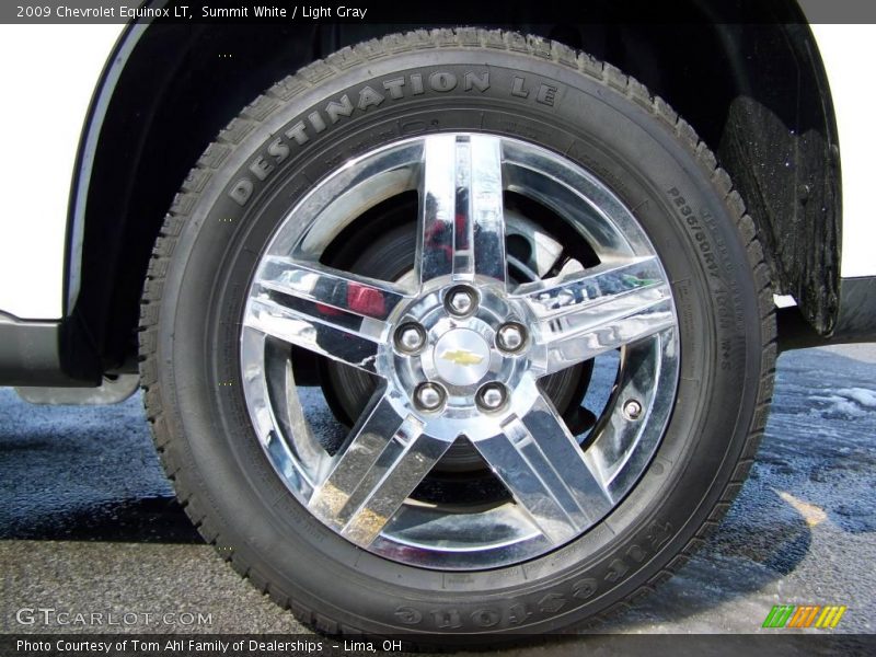 Summit White / Light Gray 2009 Chevrolet Equinox LT