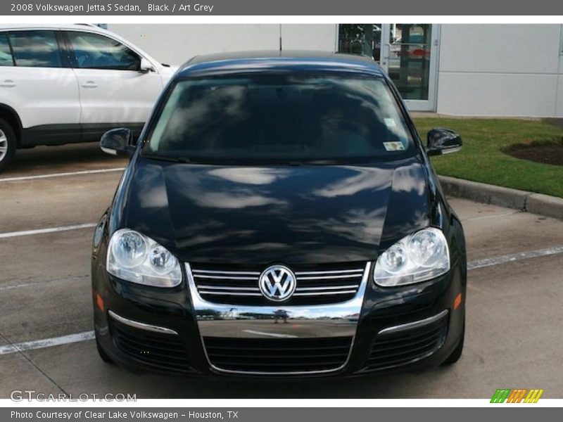 Black / Art Grey 2008 Volkswagen Jetta S Sedan