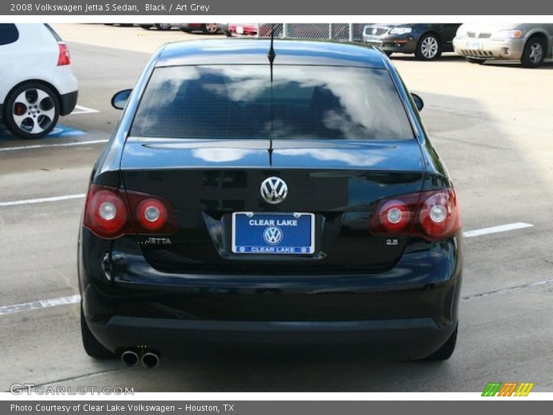 Black / Art Grey 2008 Volkswagen Jetta S Sedan