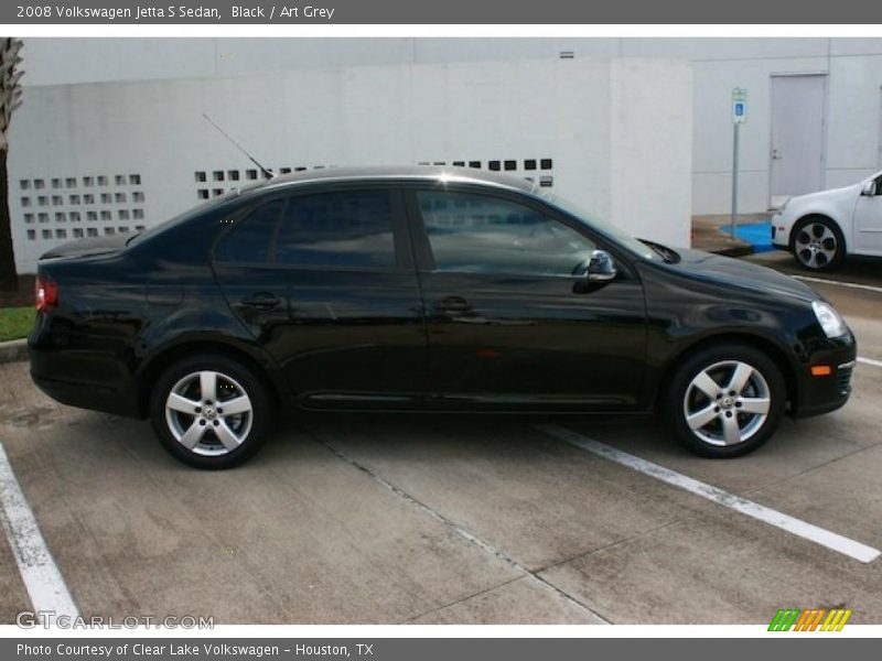 Black / Art Grey 2008 Volkswagen Jetta S Sedan