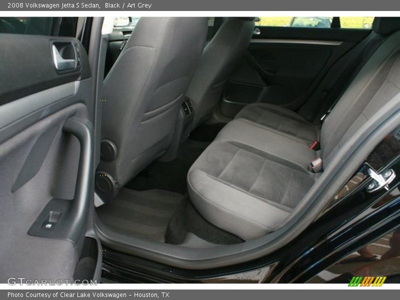 Black / Art Grey 2008 Volkswagen Jetta S Sedan