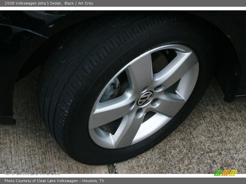 Black / Art Grey 2008 Volkswagen Jetta S Sedan