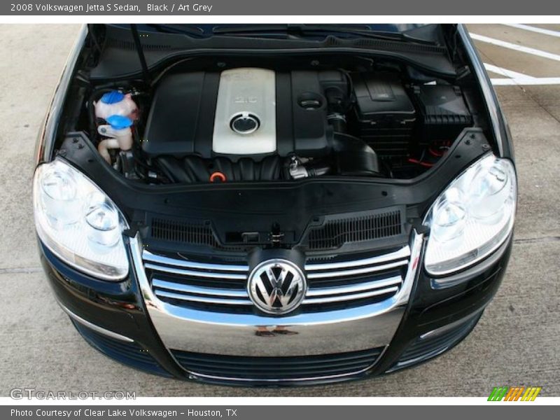 Black / Art Grey 2008 Volkswagen Jetta S Sedan