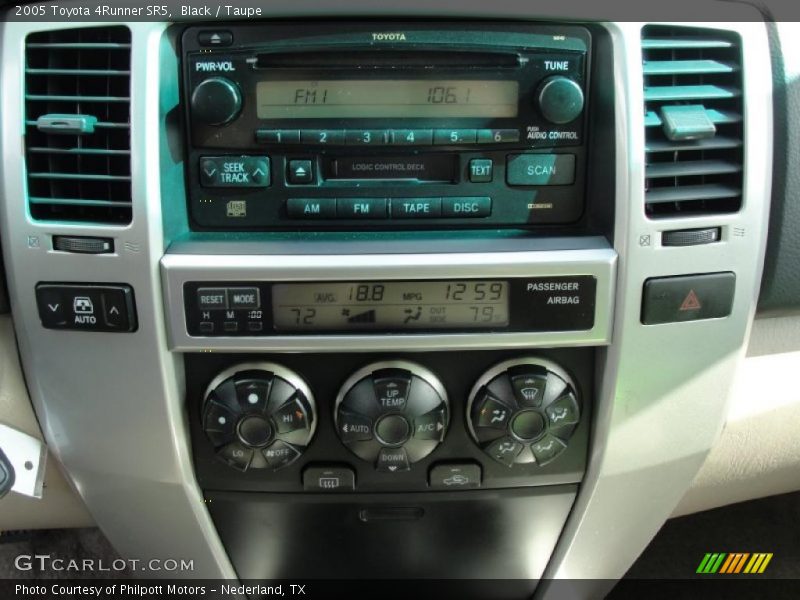 Black / Taupe 2005 Toyota 4Runner SR5