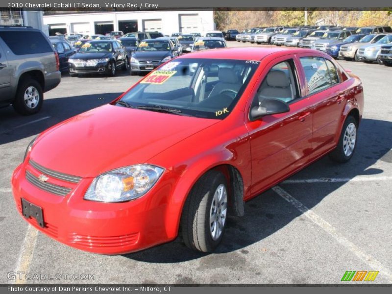 Victory Red / Gray 2010 Chevrolet Cobalt LT Sedan