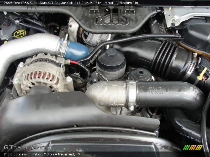 Silver Metallic / Medium Flint 2006 Ford F350 Super Duty XLT Regular Cab 4x4 Chassis
