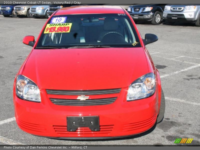 Victory Red / Gray 2010 Chevrolet Cobalt LT Sedan