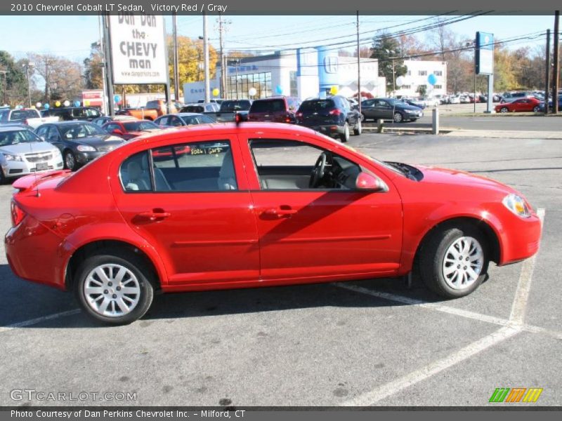 Victory Red / Gray 2010 Chevrolet Cobalt LT Sedan