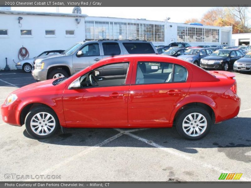 Victory Red / Gray 2010 Chevrolet Cobalt LT Sedan