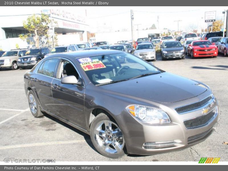 Mocha Steel Metallic / Ebony 2010 Chevrolet Malibu LT Sedan