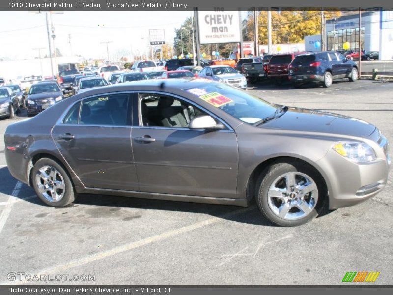Mocha Steel Metallic / Ebony 2010 Chevrolet Malibu LT Sedan