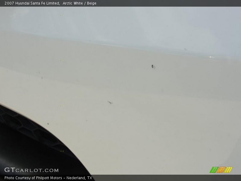 Arctic White / Beige 2007 Hyundai Santa Fe Limited