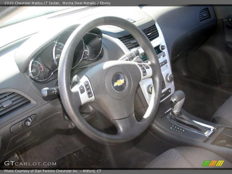Mocha Steel Metallic / Ebony 2010 Chevrolet Malibu LT Sedan