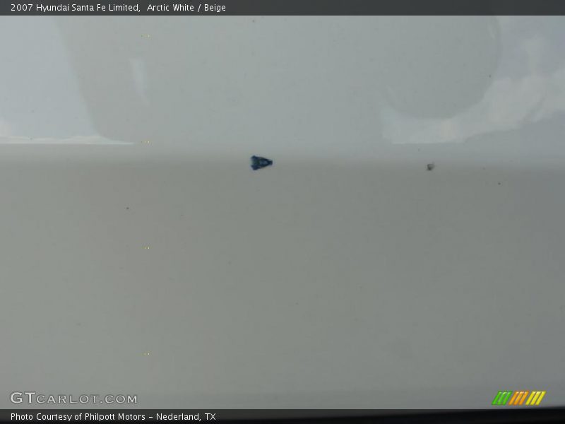 Arctic White / Beige 2007 Hyundai Santa Fe Limited