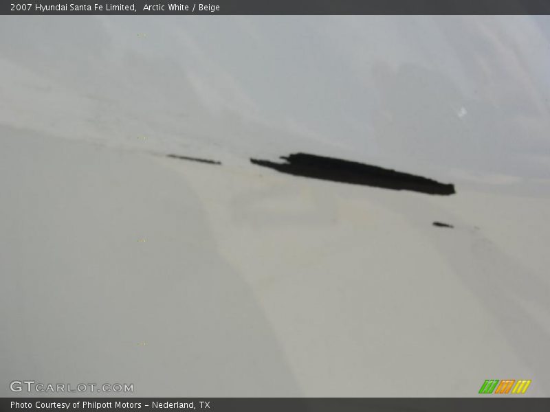 Arctic White / Beige 2007 Hyundai Santa Fe Limited