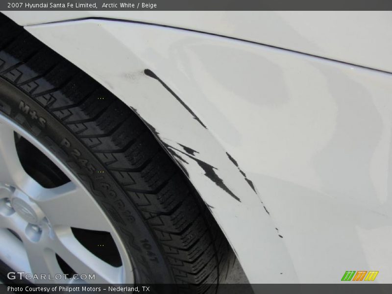 Arctic White / Beige 2007 Hyundai Santa Fe Limited