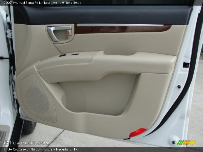 Door Panel of 2007 Santa Fe Limited