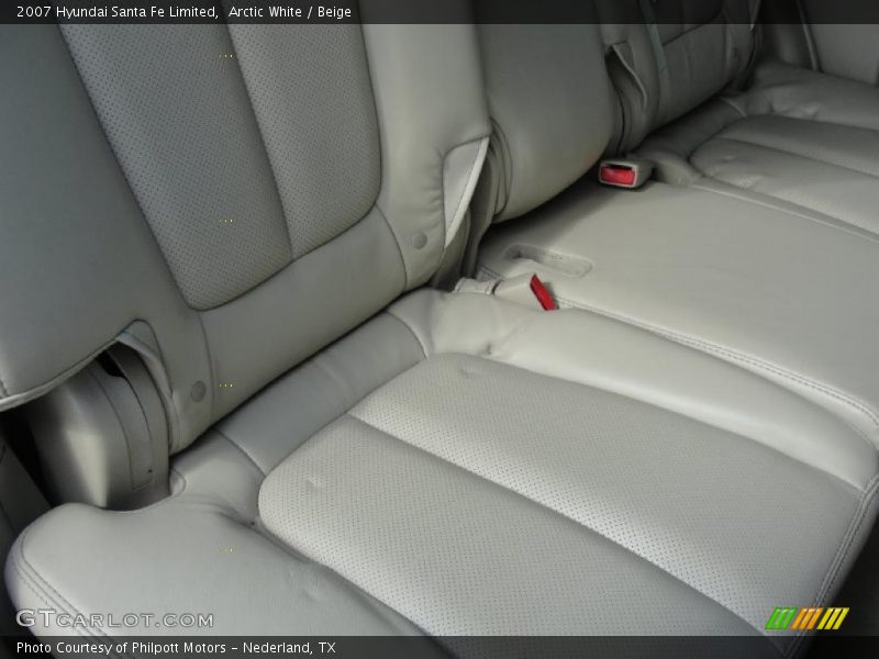 Arctic White / Beige 2007 Hyundai Santa Fe Limited