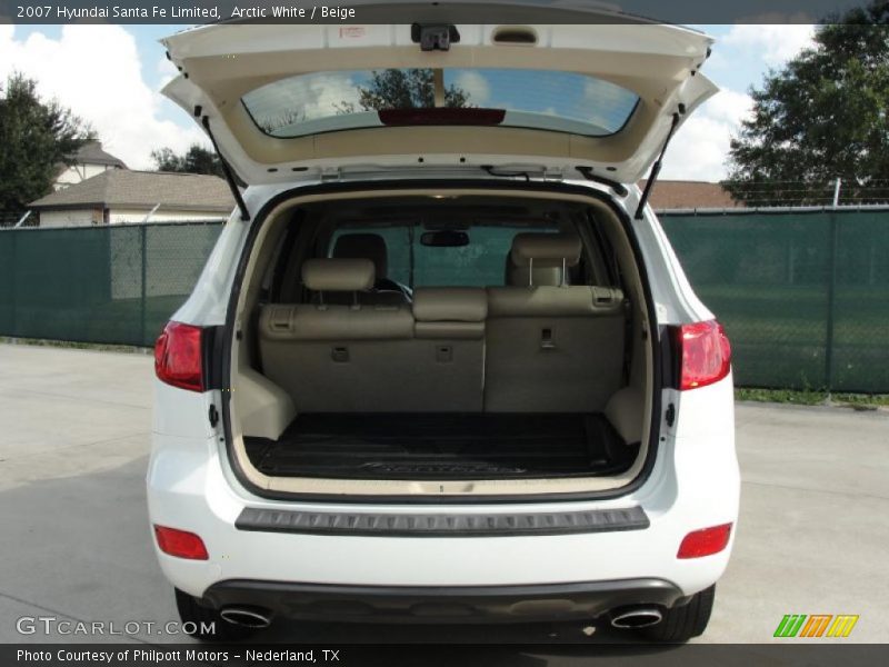 Arctic White / Beige 2007 Hyundai Santa Fe Limited