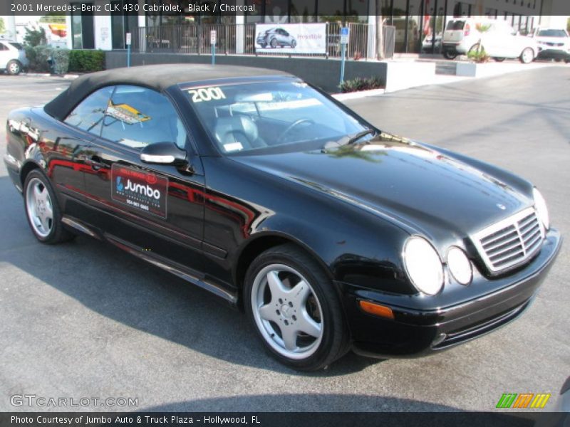 Black / Charcoal 2001 Mercedes-Benz CLK 430 Cabriolet