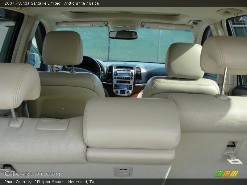 Arctic White / Beige 2007 Hyundai Santa Fe Limited