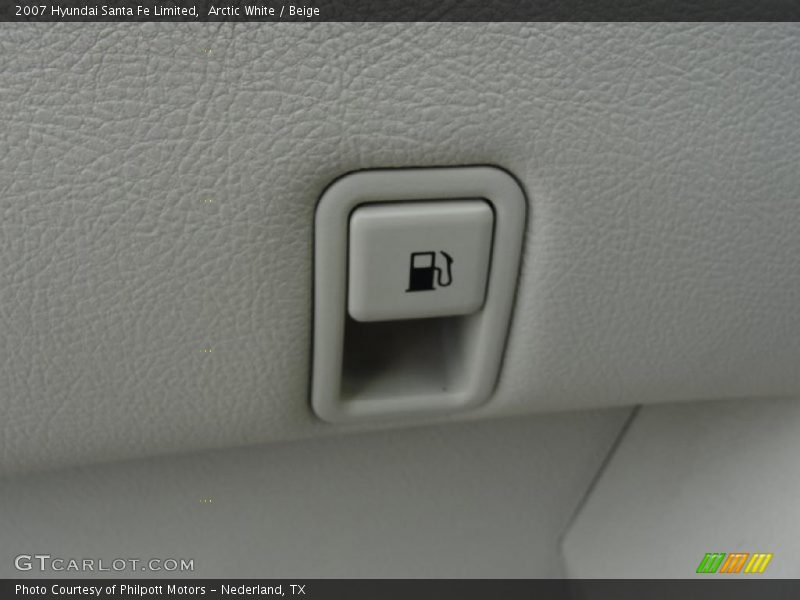 Arctic White / Beige 2007 Hyundai Santa Fe Limited