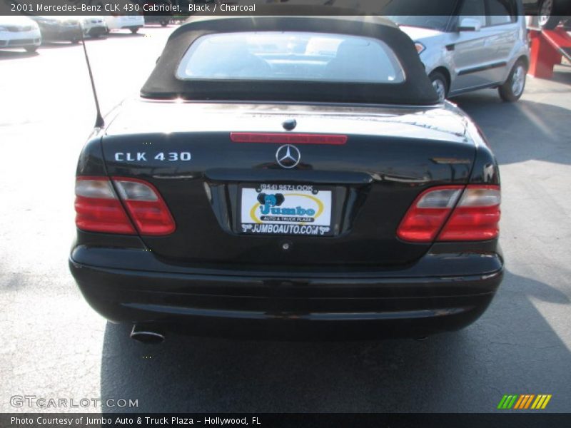 Black / Charcoal 2001 Mercedes-Benz CLK 430 Cabriolet