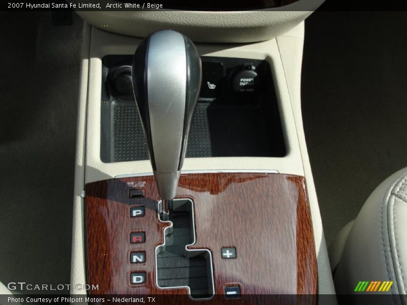  2007 Santa Fe Limited 5 Speed Shiftronic Automatic Shifter