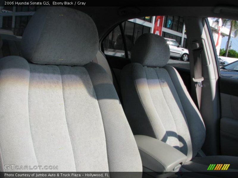 Ebony Black / Gray 2006 Hyundai Sonata GLS
