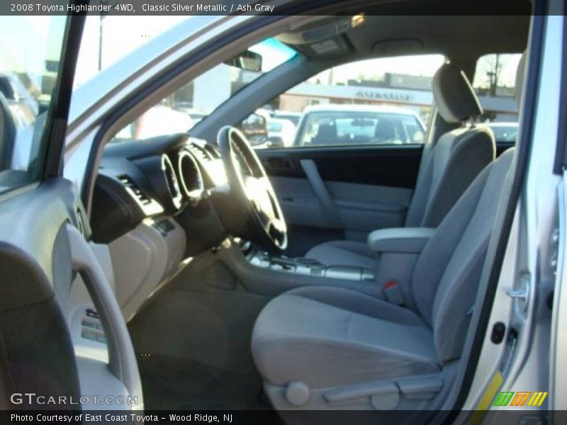 Classic Silver Metallic / Ash Gray 2008 Toyota Highlander 4WD