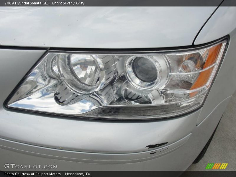 Bright Silver / Gray 2009 Hyundai Sonata GLS