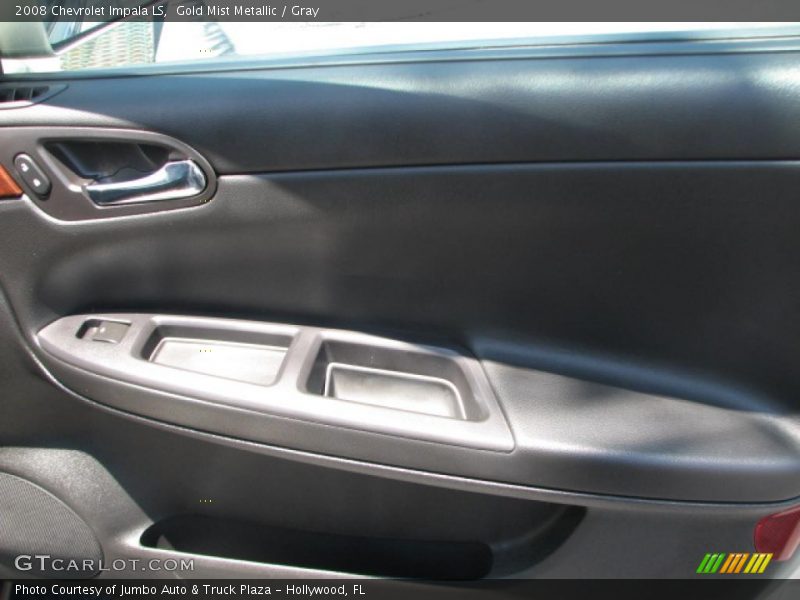 Gold Mist Metallic / Gray 2008 Chevrolet Impala LS