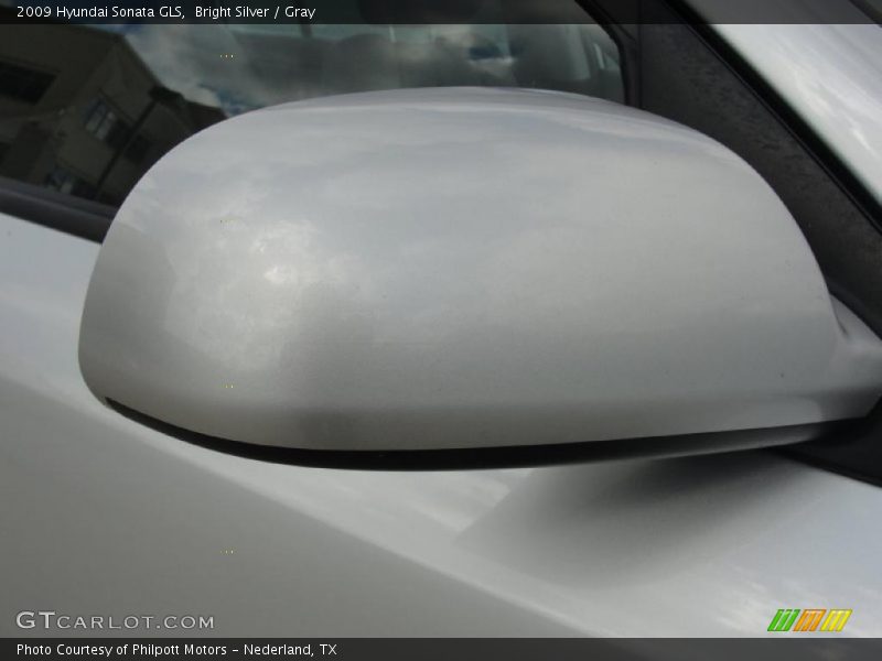 Bright Silver / Gray 2009 Hyundai Sonata GLS