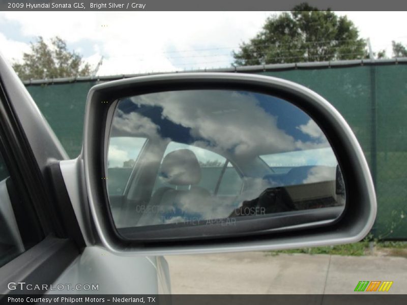 Bright Silver / Gray 2009 Hyundai Sonata GLS