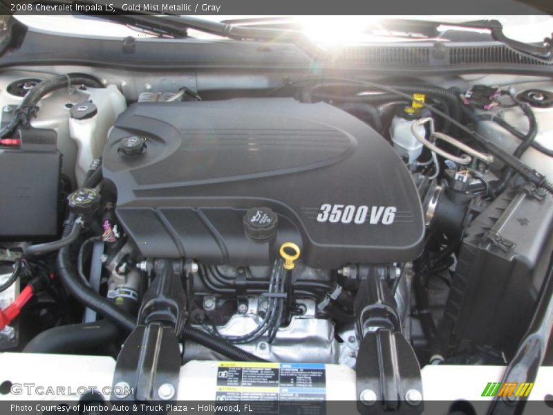 Gold Mist Metallic / Gray 2008 Chevrolet Impala LS