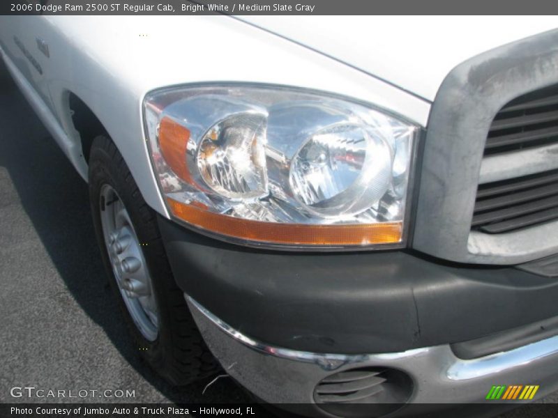 Bright White / Medium Slate Gray 2006 Dodge Ram 2500 ST Regular Cab