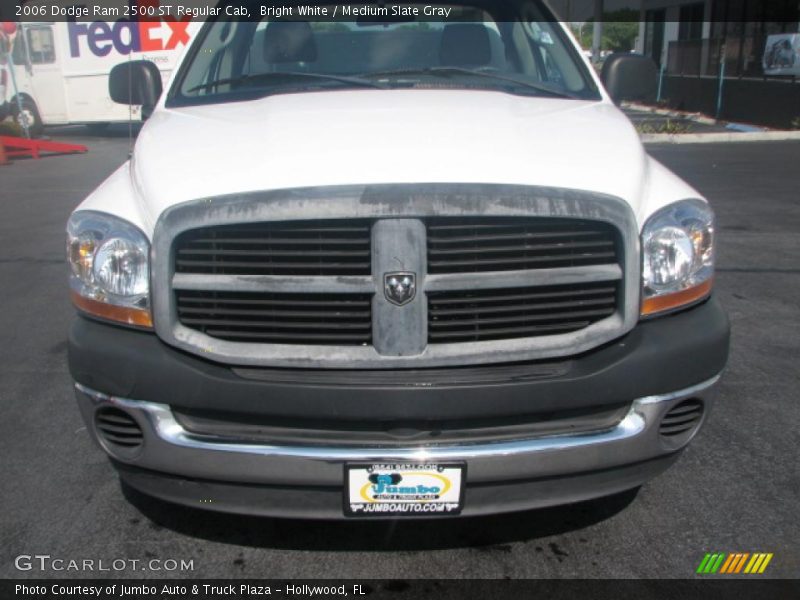Bright White / Medium Slate Gray 2006 Dodge Ram 2500 ST Regular Cab