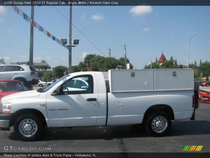 Bright White / Medium Slate Gray 2006 Dodge Ram 2500 ST Regular Cab