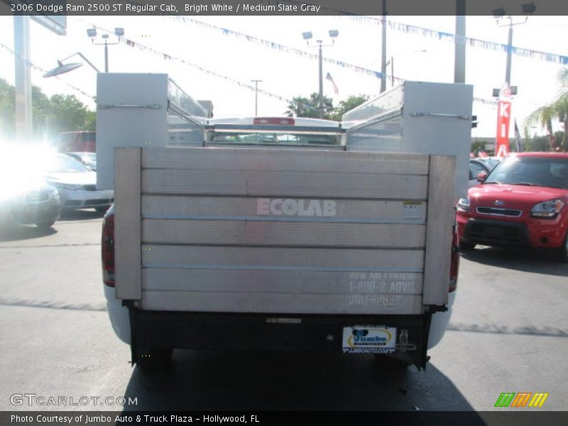 Bright White / Medium Slate Gray 2006 Dodge Ram 2500 ST Regular Cab