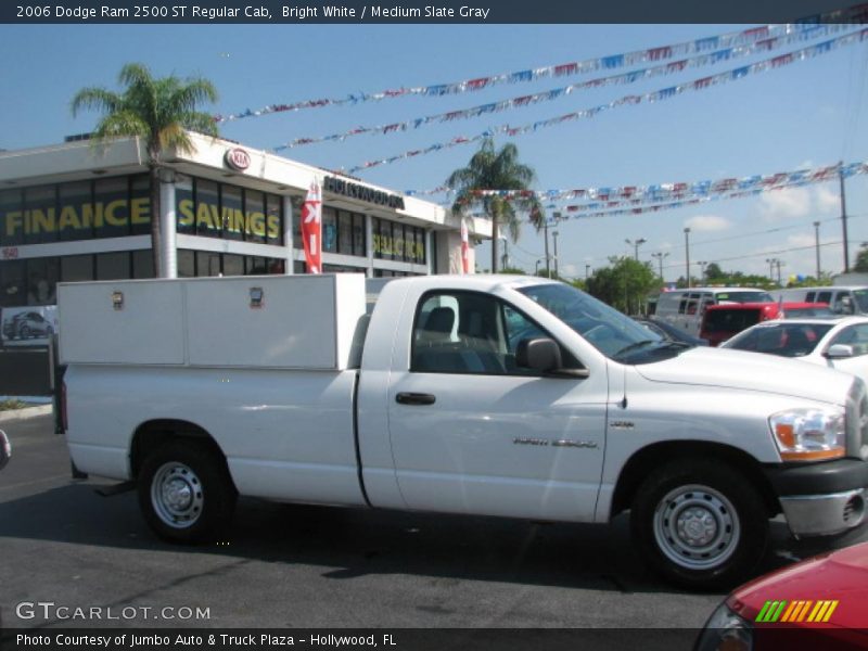 Bright White / Medium Slate Gray 2006 Dodge Ram 2500 ST Regular Cab