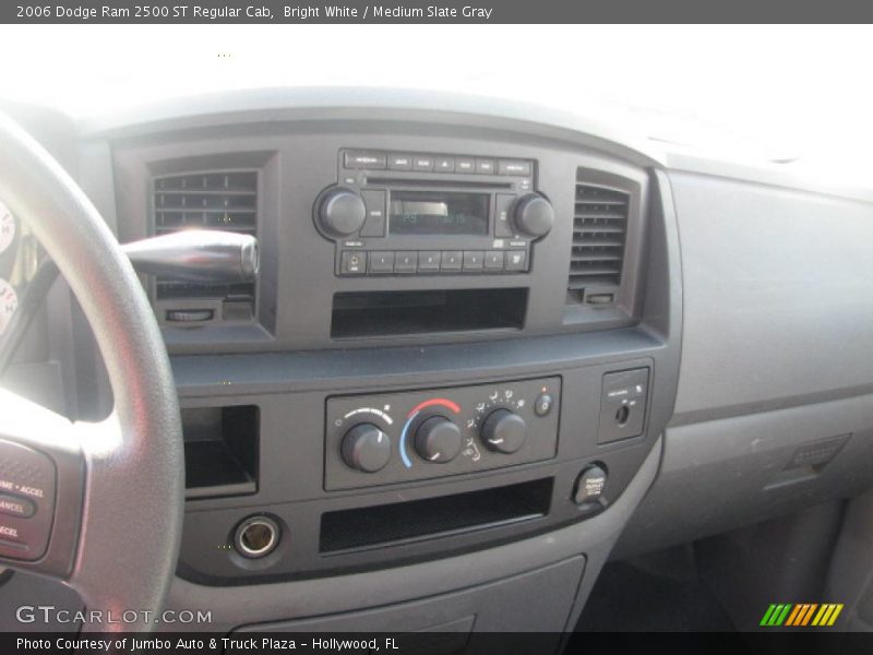 Bright White / Medium Slate Gray 2006 Dodge Ram 2500 ST Regular Cab