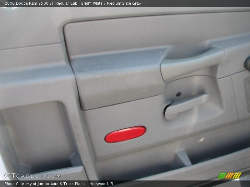 Bright White / Medium Slate Gray 2006 Dodge Ram 2500 ST Regular Cab