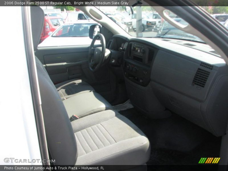 Bright White / Medium Slate Gray 2006 Dodge Ram 2500 ST Regular Cab