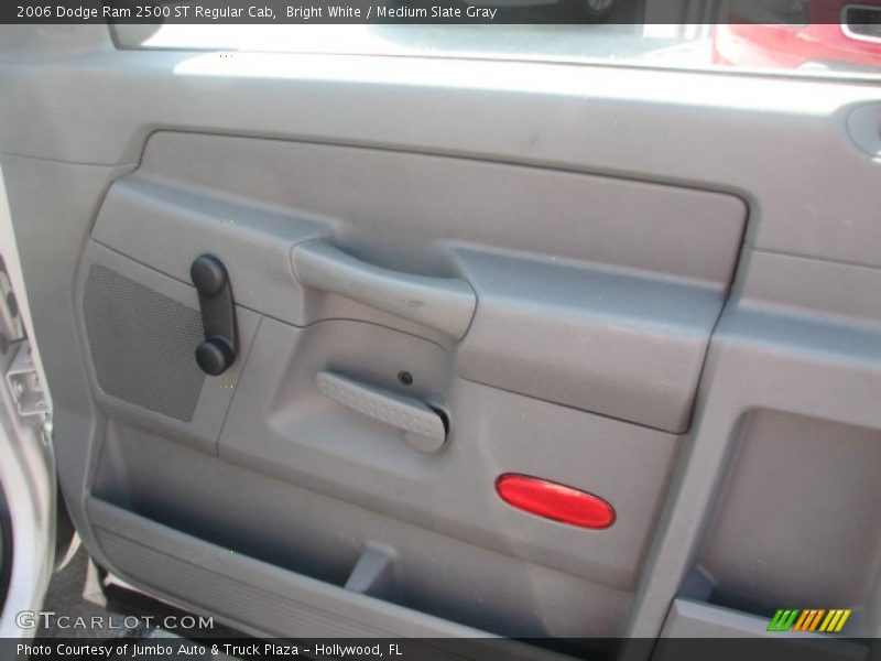 Bright White / Medium Slate Gray 2006 Dodge Ram 2500 ST Regular Cab