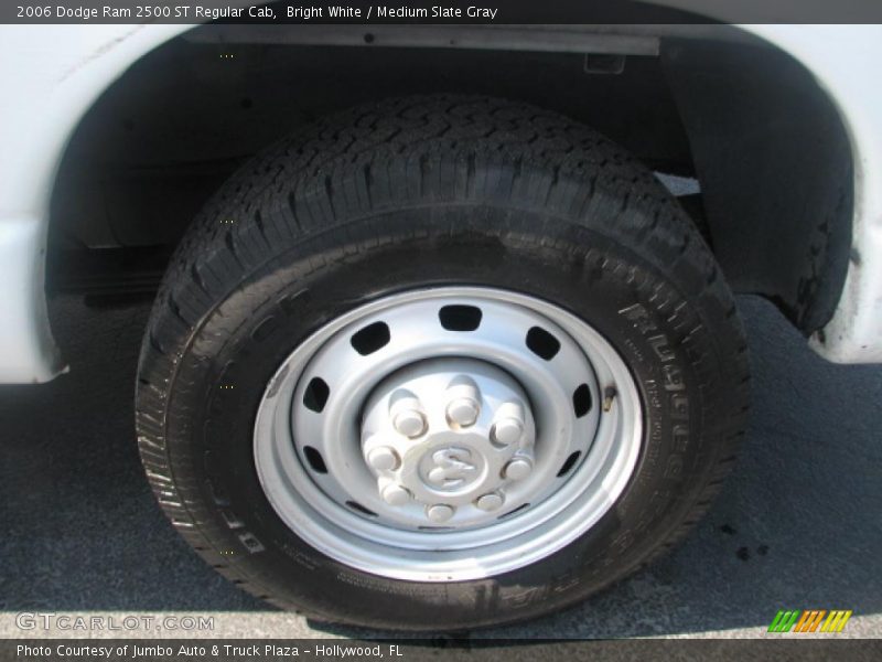 Bright White / Medium Slate Gray 2006 Dodge Ram 2500 ST Regular Cab