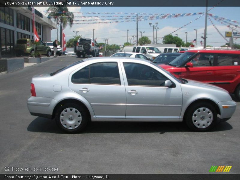 Reflex Silver Metallic / Grey 2004 Volkswagen Jetta GL Sedan