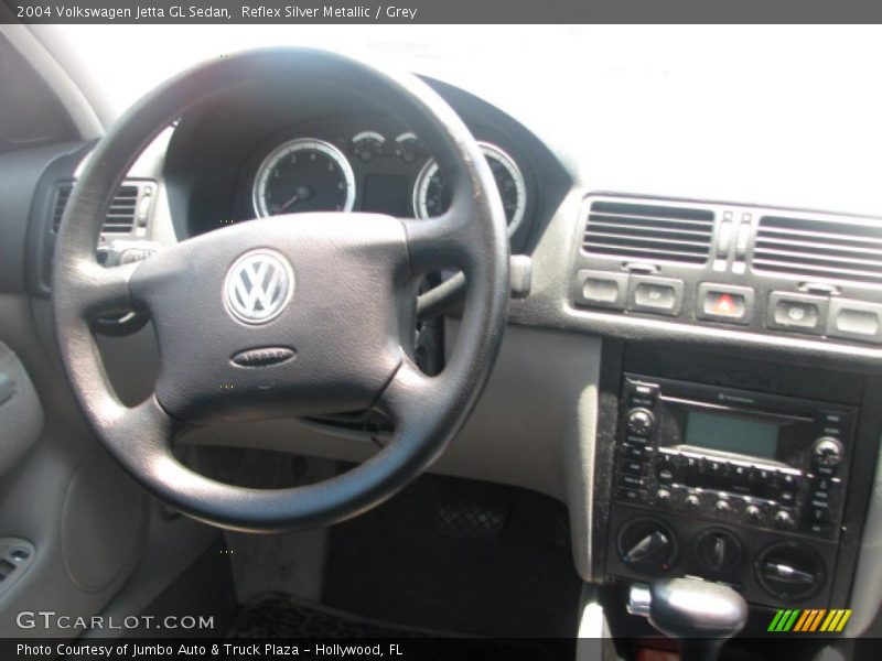 Reflex Silver Metallic / Grey 2004 Volkswagen Jetta GL Sedan